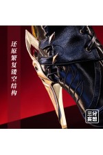 1/3 Delusion Genshin Impact Fatui Harbinger The Knave Arlecchino High Heels Black Cosplay Shoes